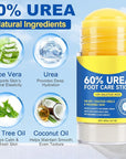 Urea Cream Stick 60% plus Salicylic Acid 2%, Maximum Strength Urea Foot Cream for Dry Cracked Feet, Knees, Elbows, Hands, Exfoliating Dead Skin, Softening Skin Moisturizer (1PC, 40G)