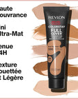 Revlon Liquid Foundation, ColorStay Face Makeup for Normal and Dry Skin, Longwear Full Coverage with Matte Finish, Oil Free, 320 True Beige, 1.0 Oz
