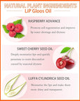 Hydrating Plumping Lip Glow Oil,Tinted Lip Gift