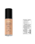 Milani Conceal + Perfect 2-in-1 Foundation + Concealer for a Flawless Complexion, Under Eye Corrector, Cover Redness and Imperfections, Waterproof and Sweatproof - Medium Beige
