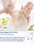HIQILI 1 Fl Oz Clary Sage Oil Essential Oil, 100% Pure Undiluted for Diffuser, Aromatherapy - 30ml