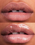 Kosas Wet Lip Oil Gloss - Hydrating Lip Plumping Treatment with Hyaluronic Acid & Peptides, Non-Sticky Finish (Unzipped)