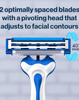 Gillette SkinGuard Razors for Men, Gillette Razor, 4 Count