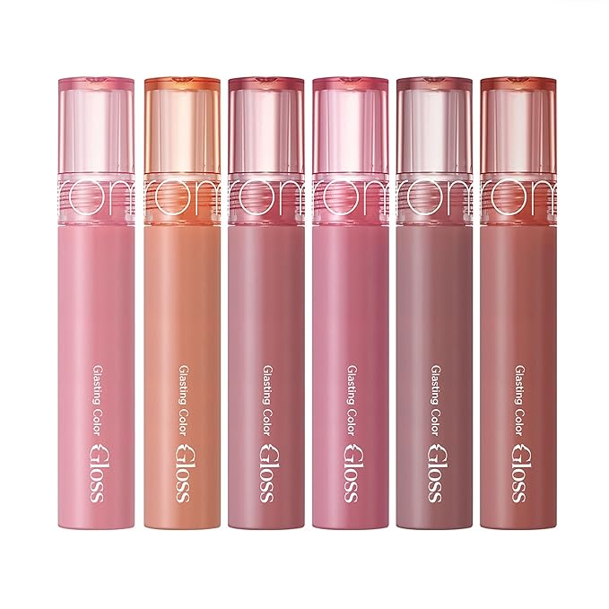 rom&nd GLASTING COLOR GLOSS 05 DIM MAUVE - K-Beauty Plumping & Moisturizing Lip Gloss | Non-Sticky, Long-Lasting Shine for a Natural, Healthy Glow