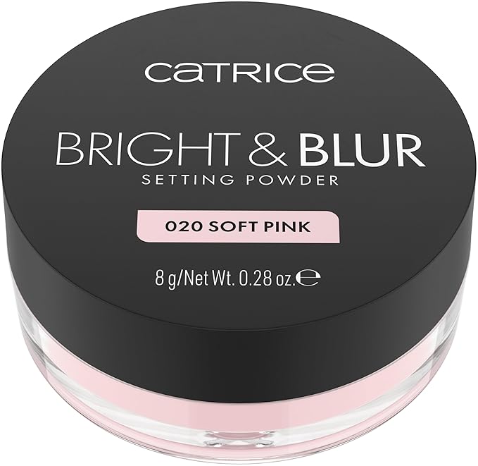 Catrice Bright & Blur Loose Setting Powder | Fragrance Free, Lightweight, Instant-Blurring Finish | Vegan & Cruelty Free (020 | Soft Pink)