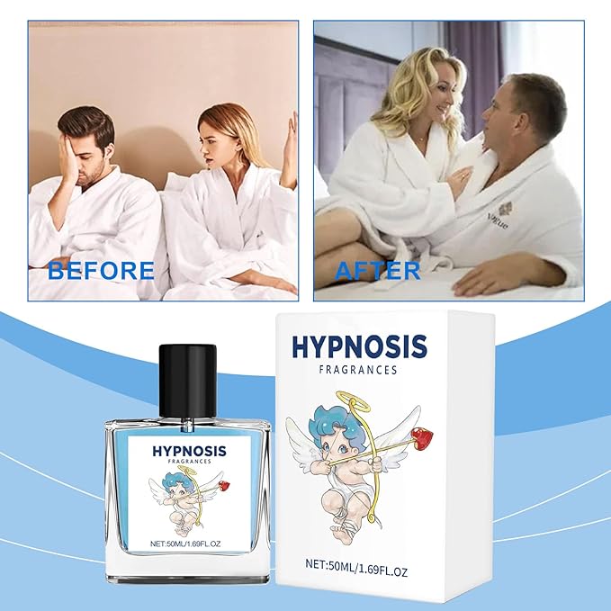 Hypnosis 2.0 Pheromone-Infused Cologne for Men, Long Lasting Scent, Enhance Attraction, Pheromone Perfume 50ml for Father, Boy Friend and Husband