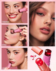 Makeup Jelly Tint,Cooling Water Jelly Tint Pink Blush Lip Stains-01