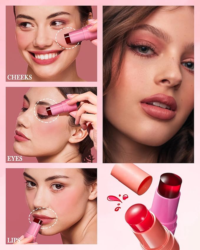 Makeup Jelly Tint, Cooling Water Jelly Tint Red Lip Stains-03