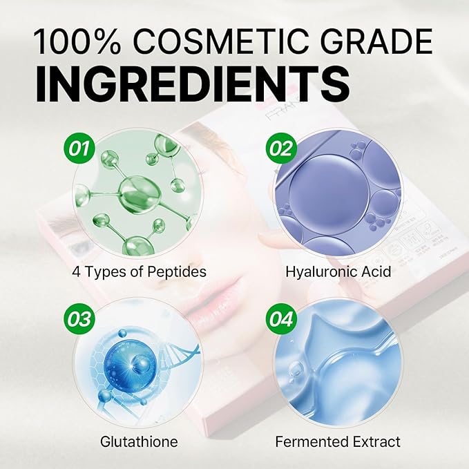 FRANZ Peptide UV Patch R – Ultra Thin Invisible UV Protective Patch (SPF), No Essence – 10 Pairs for Outdoor & Makeup Use