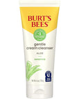 Burt's Bees Gentle Cream Cleanser with Aloe for Sensitive Skin, 98.9% Natural Origin, 6 Ounces