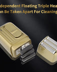Karrte Men’s Grooming Kit Professional Hair Clippers and Shaver for Men,Electric Razor and Nose Trimmer Set,Beard Trimmer with 3 Foil Head,Gifts for Men