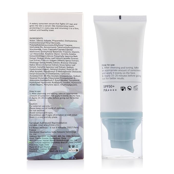 Korean Sunscreen for Face & Body – SPF 50+ Madagascar Centella Mineral Sunblock with Tinted Moisturizer, Hyaluronic Acid & Niacinamide, Lightweight & Hydrating Korean Skin Care, 50ml