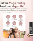 Moroccan Magic Organic Watermelon Lip Balm 3 Pack | Ultra-Hydrating Argan & Essential Oil Lip Moisturizer + Vitamin E | Natural Chapstick for Dry Lips | Smooth, Non-Toxic | Organic Lip Balm