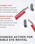 Supreme Eye Serum (0.5 fl oz) - Advanced Roll-On Formula | Designed to Aid Smoother Younger & Firmer-Looking Skin | Helps Reduce Puffiness Circles Fine Lines & Wrinkles | Boosts Elasticity