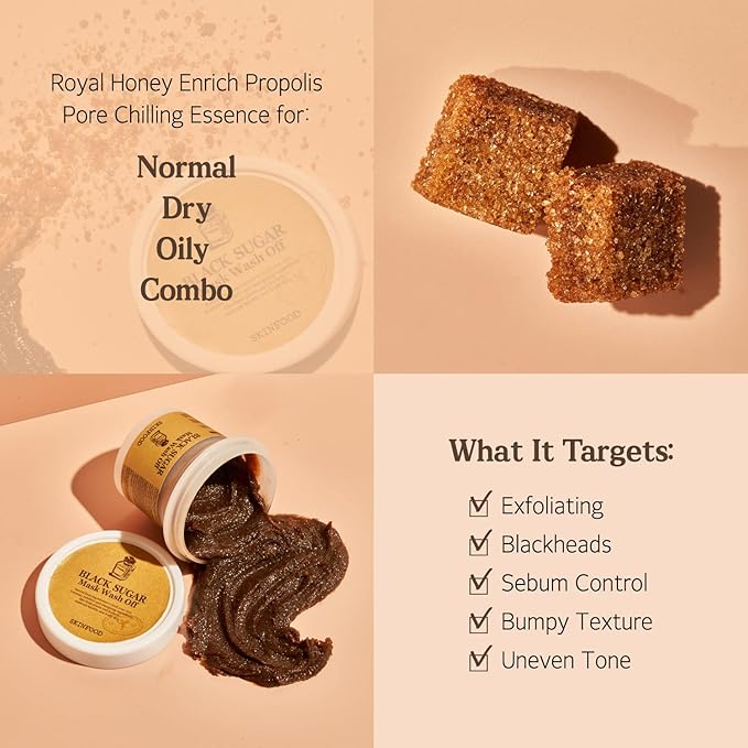 Skinfood Black Sugar Mask Wash Off Exfoliator, 3.53 Ounce