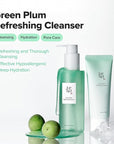 Beauty of Joseon Green Plum Refreshing Cleanser Gel Type Deep Pore Cleansing, Acne Face Wash, Blackhead Remover for All Skin Types, Korean Skincare 200ml, 6.76 fl.oz