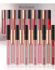 BestLand 12Pcs Matte Liquid Lipstick + Lip Liner Pens Set, One Step Lips Makeup Sets Pigment Velvety Nude Lip Stain Waterproof Long Wear Lip Gloss Make up Gift Set (Set C)