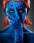 MEICOLY Royal Blue Face Body Paint Stick for Halloween SFX Avatar Smurf Mystique Alien SFX Makeup,Blue Face Paint for Adults and Kids,Waterproof Eye Black Stick for Baseball Softball Football Lacrosse