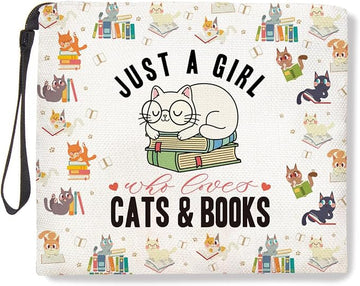 Book lovers gifts makeup bag