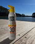 SolRX SPORT SPRAY SPF 30 Sunscreen Spray SPF30, Fragrance Free, Reef Safe Sunscreen, Broad Spectrum Sunscreen for Face and Body, Oxybenzone Free