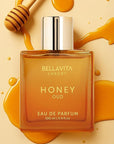 BellaVita Luxury Honey Oud Eau de Parfum (3.4 fl. oz.) | Patchouli, Vanilla, Bergamot, Floral & Spicy + Made with Clean & Vegan Essentials Oils + Cruelty Free | Long-Lasting Unisex Fragrance