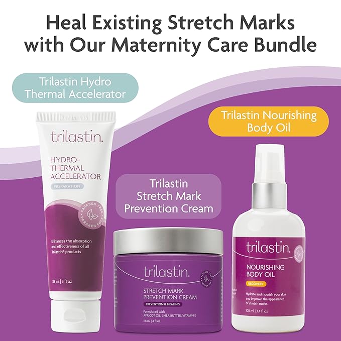 TriLASTIN Belly Oil (3.4oz), Stretch Mark