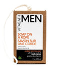 Vitabath Men's Amber Woodland Soap on a Rope Moisturizing Natural Hemp Oil & Shea Bar - Hydrating Whole Body Cleanser for Men or Women - 9 oz