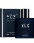 Ycz Charm Unfolds Marine Perfume for Men, 1.7 oz. Long Lasting Eau De Parfum Cologne For Men, Oriental Woody Fragrance - Ideal Special Occasions, Making it the Ideal gentlemen’s Gift