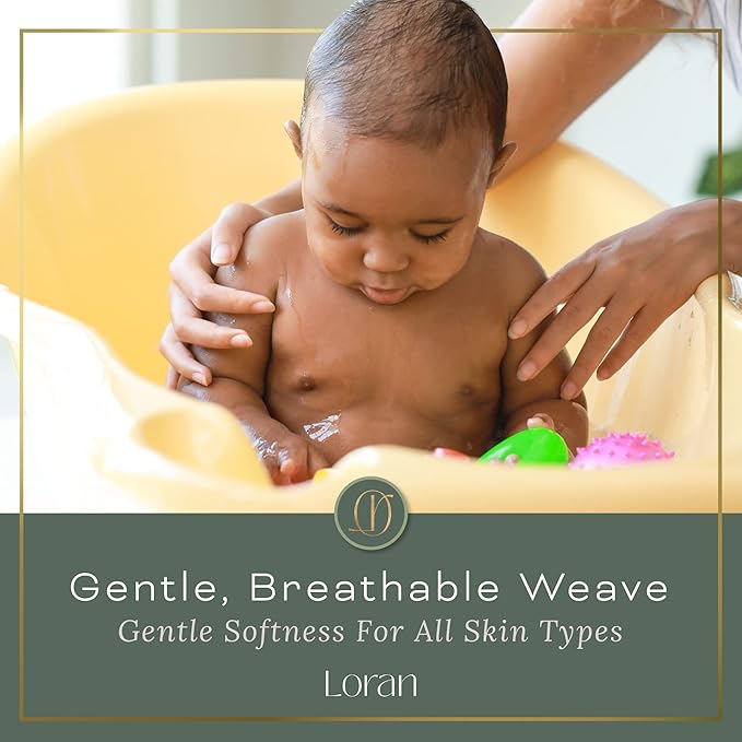 Sky Blue Washcloths Set of 6 Soft Facial Cloths 10” x 10” 100% Viscose Derived from Bamboo Spa-Like Feel Silky Face Cloth for Skin Cleansing