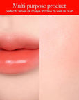 PLAT LIPS 913 PLASTIC ORANGE, Lip & Cheek, Lightweight, Naturally Dewy+ Glowy Finish, Blendable & Buildable Formula (1.2g, 0.003 oz.)
