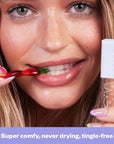 Kosas Wet Lip Oil Gloss - Hydrating Lip Plumping Treatment with Hyaluronic Acid & Peptides, Non-Sticky Finish (Jellyfish)