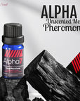 Alpha 7 Unscented - Pheromone Cologne for Men with Pure Pheromones - High Concentration Blend to Attract Women - Top Selling Perfume Oil Designed to Complement Your Scent (1x (1 ml) and 1x (10 ml))