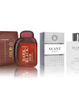 Men Cologne Set (3.4oz/100ml x 2PCS) Eau De Perfume Natural Spray Notes of Woody, Spicy, Citrus & Aromatic Long Lasting Fragrance for Daily Use (AvantI&DarkBaOUD)