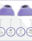 Super Sunnies Slim Flex UV Eye Protection, FDA Compliant Individual Tanning Goggles Eyeshields