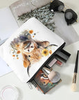 Western cosmetic bag highland cow