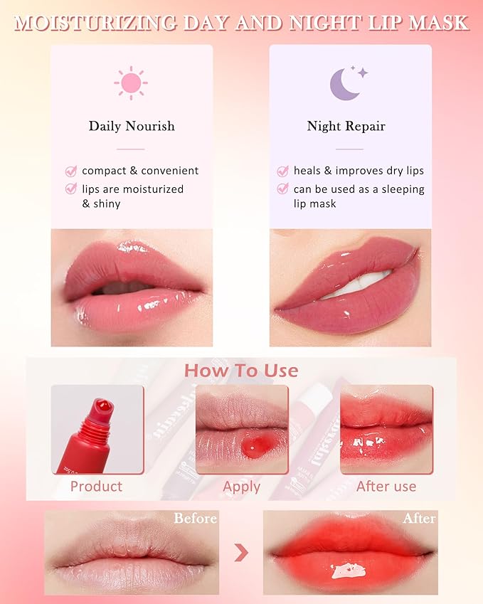 Tinted Lip Butter Balm-3 Colors Vanilla Beige Brown Lip