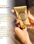 Panier des Sens - Hand Cream for Dry Cracked Hands - Provence Hand Lotion with Shea Butter & Olive Oil - Vitamin E Skin Moisturizer with 97% Natural Ingredients - Made in France, 2.5 fl oz