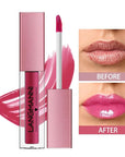 LANGMANNI 12Pcs Lip gloss Collection Makeup Set, Shiny Smooth Soft Liquid Lip Glosses Lip Stain With Rich Varied Colors For Girls And Women Makeup (Glossy-A)