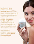 Baebody Made in USA Vitamin C Face Moisturizer - Brightening Vitamin C Cream Moisturizer with Jojoba Oil - Anti Aging and Hydrating (1.7 fl oz/50 ml)