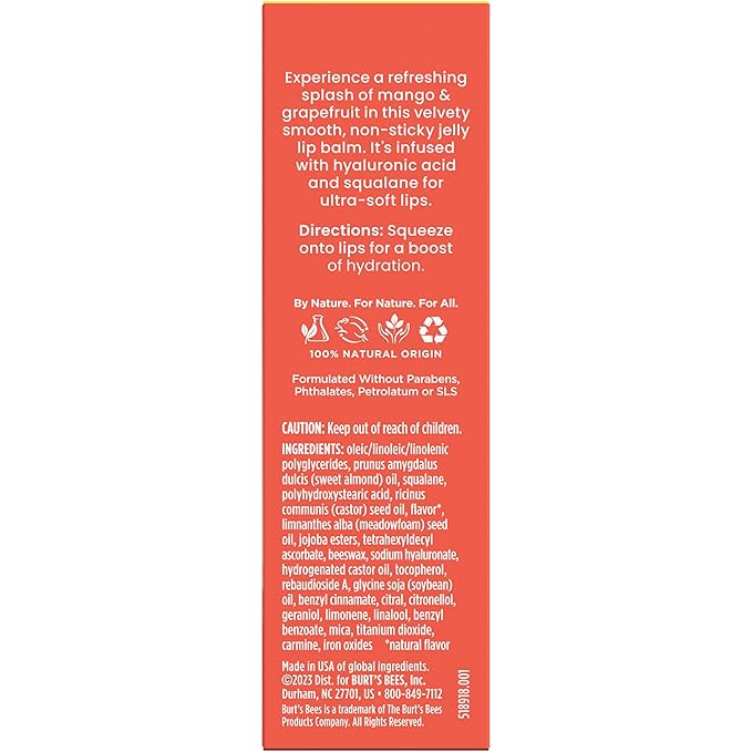 Burt’s Bees Mango Grapefruit Lip Jelly oz.