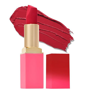 Juvia's Place Reds & Berries Velvety Matte Lipsticks The Reds Perfect Red - Blue Red, Soft-Matte Lipstick, Hydrating, Highly Pigmented, Creamy, Smooth, and Long-Lasting