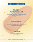 belif Dew Guard Vitamin C Glow Tint SPF 40 - Niacinamide, Hyaluronic Acid, Glow Booster + Serum + UVA/UVB Protection, Korean Tinted Mositurizer, 1.69 fl. oz