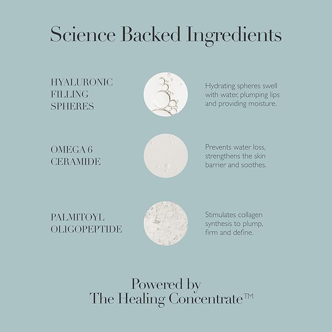 Omorovicza Perfecting Lip Balm (0.34 oz), Hydrating & Plumping Lip Treatment, Nourishing Lips Moisturizer with Hyaluronic Spheres, Omega 6 Ceramide & Peptides for Dry Lips