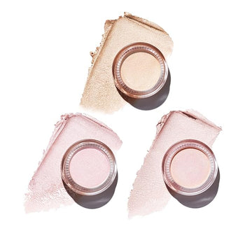 Oulac Cream Eyeshadow also for Highlighter Large Capacity Highly Pigmented Eye Shadow Waterproof &Long Lasting with Moisturizing Formula, Shimmer Glitter Eye Makeup Set 2