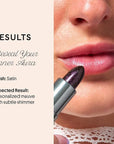 Winky Lux Glimmer Balm, pH Lip Balm, Color Changing Lipstick and Tinted, Vegan & Cruelty Free Lip Balm, Hydrate & Plump, Purple Mauve Lipstick, Aurora