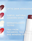 CoverGirl Clean Fresh Tinted Lip Balm, Vegan Formula, Hydrating, Natural Finish, Bliss You Berry, 1 Count
