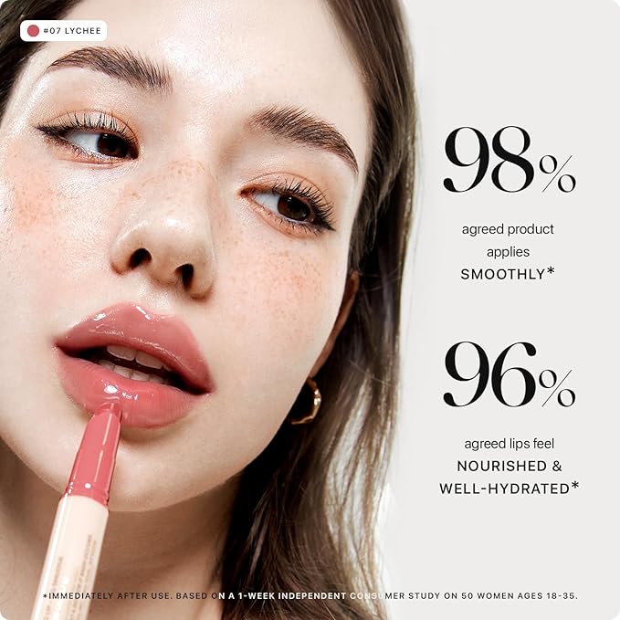 Nature Republic HONEY MELTING LIP (07 LYCHEE) SOFT LIP STICK, Hydrating Gloss, Moisturizing balms, Sheer tint, Shine & Glowy Finish, korean make up