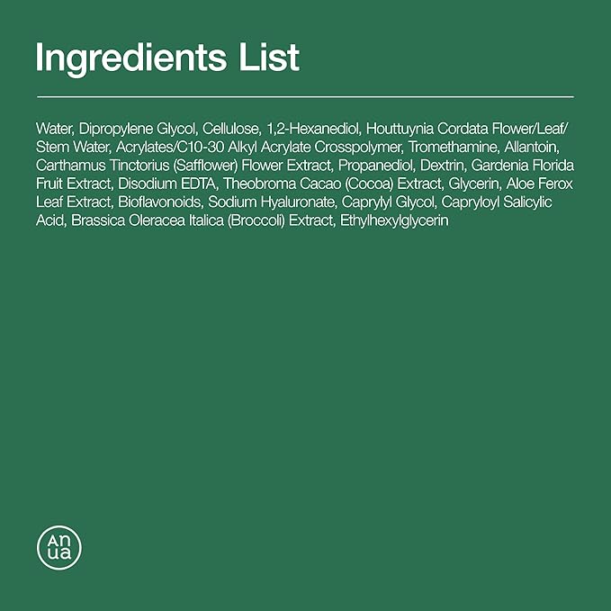 ANUA Heartleaf LHA Moisture Peeling Gel, Gentle Exfoliation, Hydrating Facial Peel, Pore Care, Dead Skin Removal, Natural Cellulose for Soothing, Vegan, Korean Skin Care (120ml/4.05 fl.oz.)