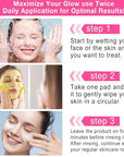 Turmeric kojic acid cleansing pads,