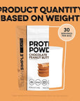 Clean Simple Eats Whey Protein Powder, Chocolate Peanut Butter Flavor Naturally Sweetened, 100% Grass Fed Protein Powder with Digestive Enzymes & No Artificial Ingredients, Gluten Free, 30 Servings